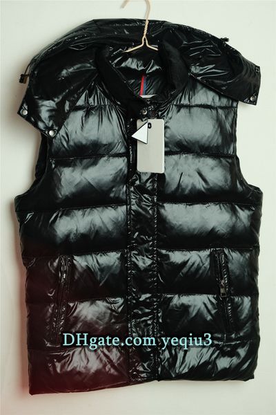 Men Designer Down Vest White Duck Padded Vest Jacket Fluffy Winter Outerwear Thickening Warm Parkas for Cold Weather Plus Size Options Streetwear Classic Jacket