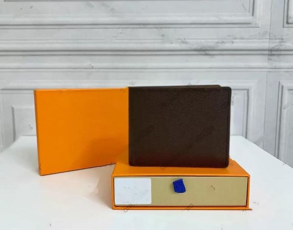 High Quality Designers L billfold Wallet PU Leather Men Women Purse Luxury Water Wallets with box
