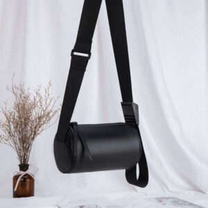 2025 New Women's Trendy Bucket Versatile Single Cross Shoulder Broadband Roller Cylindrical Bag