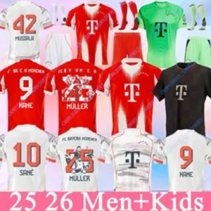 2024 2025 2026 KANE soccer jerseys GRAVENBERCH SANE DE LIGT MULLER DAVIES KIMMICH long sleeve football shirts Men Kids kit COMAN 24 25 26 bAYErnS MuNICh uniform