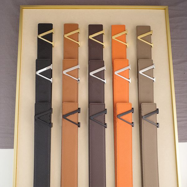 Classic Letters Men's Belt Designer Wide Belts Fashion Simply Belt for Women 15 Options 4CM