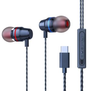E11R Wired Type-c Headphones Digital Decoding Headset in-ear Earbuds Reduction Noise Suitable for Xiaomi Huawei Oppo Headphones