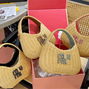 5A Women's pink Designer Cleo bag MiuiMiui satchel tote Wander Matelasse underarm hobo Luxury Genuine Leather with shoulder strap clutch