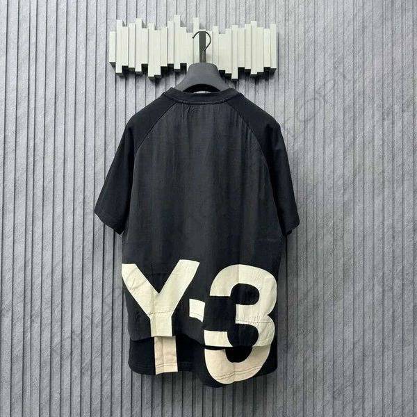 Designers T-Shirt High Quality Summer Y3 Tshirt Men Women Designer T Shirts Short Summer Fashion Letter Print Y-3 T-Shirts High Streer Hip Hop Shirts