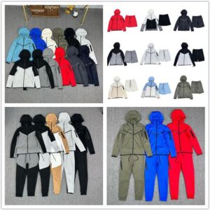 Tech Fleece Mens Womens Hoodies Pants Tracksuits Sports Jackets Space Cotton Trousers Man Tracksuit Bottoms techfleece Man Joggers