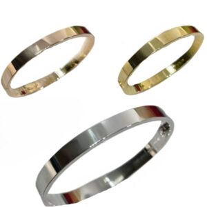 Classic 4mm Bracelet – Non-fading – Designer Style – Suitable for Both Men and Women – Gold-plated Bracelet – Luxurious and Elegant Jewelry Gift