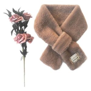 1-692 Soft Fur Scarf for Plush Korean-Japanese Style Accessory