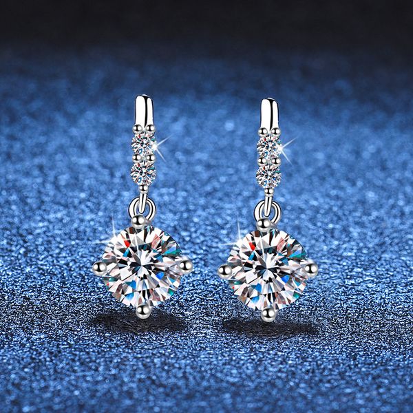 S925 silver ear earrings with flowing tassels, delicate and exquisite craftsmanship