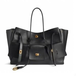 Luxury bag designer tote bags designer women bag handbag large silhouette shoulder bag cowhide leather front flip cover decorate metal shopping travel bags 101