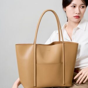 Real leather women's bag cowhide new women's shoulder bag armpit large capacity commuting high-end tote bag for women