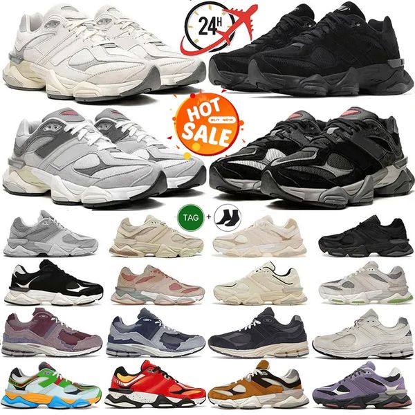 Designer Running Shoes for men woman 9060 Leather Mesh Triple Black White Grey Blue Pink Green Womens Sports Mens Trainers Outdoor Runner Sneakers