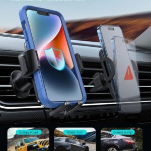 Universal Car Phone Mount Lamicall 2025 with Metal Hook for iPhone 16 15 14 13 Pro Max Hands Free Vent Holder Thick Cases