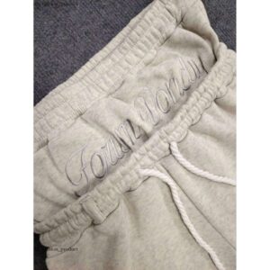 slamble Men's Pants Harajuku Loose Double Waisted Sweatpants Y2K American Solid Color Letter Embroidery Casual Hip Hop Drawstring Waist Jogger eb1