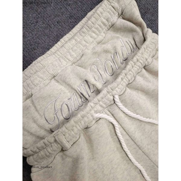 slamble Men's Pants Harajuku Loose Double Waisted Sweatpants Y2K American Solid Color Letter Embroidery Casual Hip Hop Drawstring Waist Jogger eb1