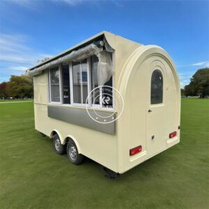 Custom Street Ice Cream Cart Outdoor Mobile Food Trailer Concession Coffee Kiosk Street Food Truck Trailer With Kitchen