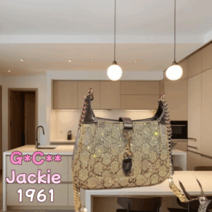 Golden Sparkling Retro style designer bag Small Bag with luxury box –G8603