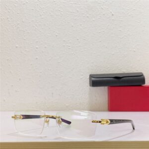 HOT luxury designer optical glasses Fashion Sunglasses Frames For men mens frame for women womens square frameless sunglass Prescription customization eyewear