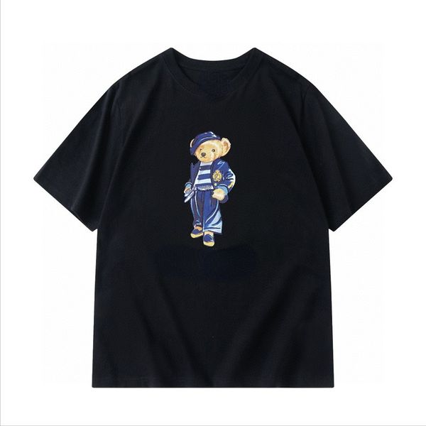 Tshirt Designer mens Tshirts fashion Black White Tees Short Sleeve Casual Tops Printting Summer Breathable Round Neck Cotton Tee M-2XL