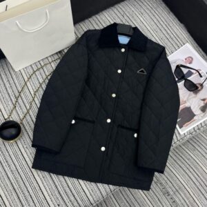 Womens Designer Jacket Winter Down Coat Corduroy Jacket Parkas Coats Fashion Argyle Classic jackets Unisex Outwear Metal label