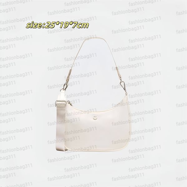 Designer bags Canvas Handbags women outdoor sports & fitness yoga crossbody bag hobos Tote bag Luxury single shoulder bag underarm bag duffle bag white Cow horn bag