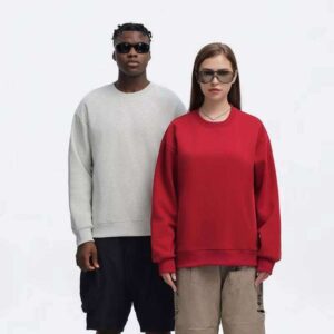 Clothing 360g Simple Solid Color Spring and Autumn New Casual Long Sleeve Round Neck Sweatshirt
