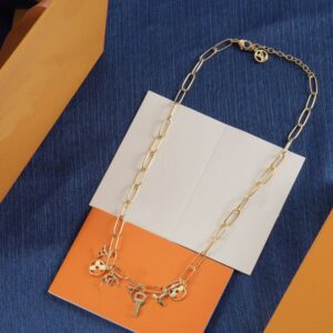 Women Luxury Choker Necklace Designer Brand Letter Pendant Chain 18K Gold Plated Wedding Party Jewelry Accessories Gift