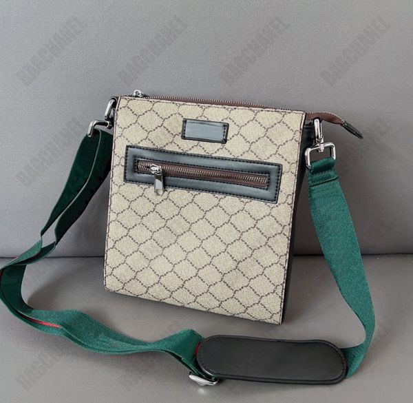 Luxury designer shoulder bag mens briefcase chest bags cross body classic double letter design mailman handbag