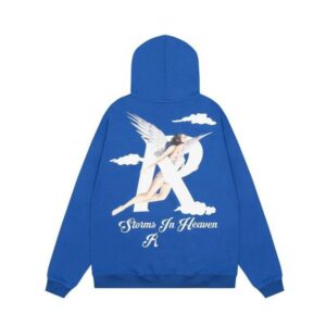 REP Casual Unisex Hoodie with Chest Letter Print – Stylish Layered Sweatshirt