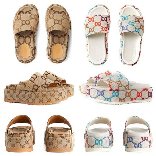 Designer sandals slippers luxurious and fashionable summer men's shoes women's shoes multi-color luxury slippers black same color rubber sole molded insole Slides