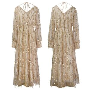 018-Summer beauty luxury high-end lace dress
