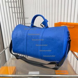 top Keepall 50 Duffel Bags Keep All Designer Canvas Large Capacity Women Men Outdoor Lage Tote Zipper Closure Shoulder Bag Handbag BFG2501132