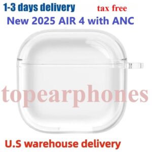 2025 pro4 USB C Air4 and pods pro 2 generation TPU Protective Earphone Cover Wireless Charging Shockproof Case