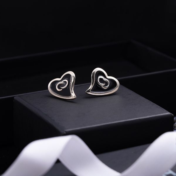 Never Fading Earrings Crystal Studs Classic Style Designer Ear Stud Earrings Brass Copper Stamp Letter Earring Womens Elegance Wedding Party Jewelry Accessories