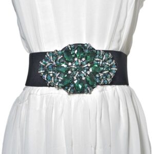 Women's Sweet Crystal Beaded Flower Waistband