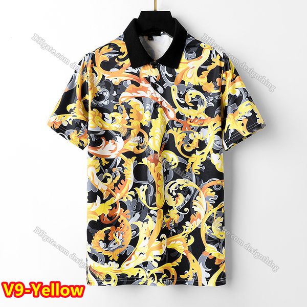 Designer Mens T Shirt Soft Cotton Fabric Classic Plaid Embroidered Floral Pattern Asian Size High Quality Stylish Comfortable Wear