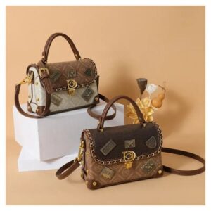 2025 New Free Shipping Designer Shoulder Bag Vintage Casual Sequined Distressed Package White for Woman