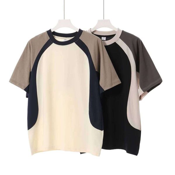 260g Fashion Round Neck Short Sleeve Casual Loose T-Shirt Men's and women's short-sleeved sportswear, couple's sportswear