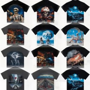 graphic tee t shirt tops designer mens tshirt womens tshirts cotton t-shirt crew neck short sleeve letter printed breathable shirt godspeed shirt asian size s-xl