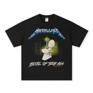 100% Cotton Top Unisex Short Sleeve Beautiful Fashion Heavy American Rock Band Casual Oversized T-Shirt