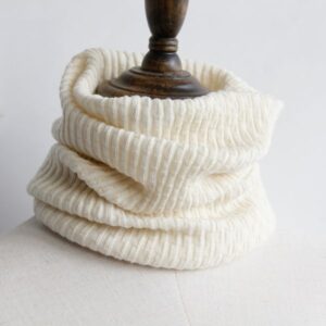 1-110 Women's winter warm cashmere scarf for protecting cervical spine
