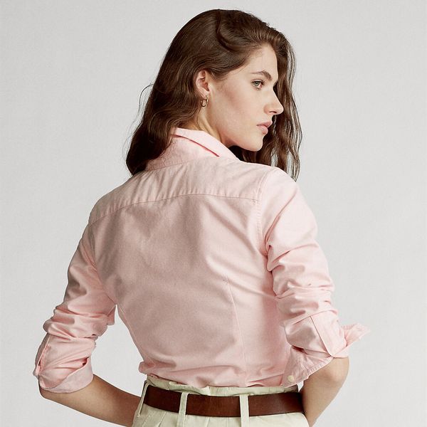 Fashion Womens Shirts Long Sleeve Loose Fit Blouses with Small Horse Embroidery Asian Size Solid Color Unisex Designer Tops for Couple Wear