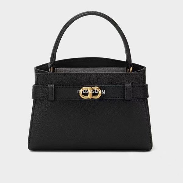 Urban minimalist daily outfit bag women new high-end texture niche retro metal buckle single shoulder bag versatile commuting crossbody bag