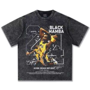 Direct Injection Printed Sweatshirt Little Nair Top Washed Vintage Heavy Short Sleeve Hip Hop 100% Cotton Casual 300g T-Shirt