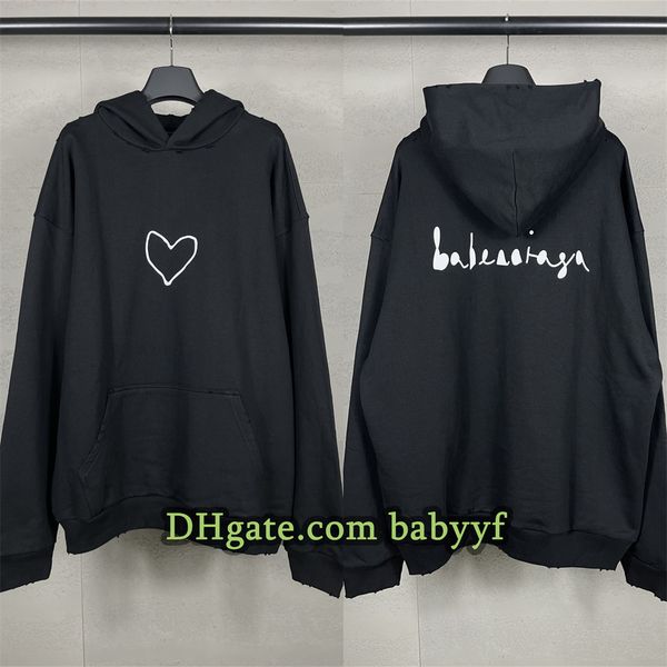 Men hoodie designer hoodie High quality Sweatshirt Premium Hoodie Streetwear Old retro style Flocking letters Men Plus size hoodie Fashion pullover 8907 sweater