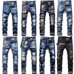 jeans mens jean designer jeans ripped for men jean Biker Motorcycle zipper fly brand fashion jeans designer pants Joggers Pant womens jeans trousers us size