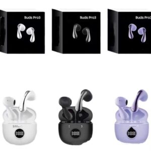 R520 Buds Pro 3 Digital Display Headphones V5.3 HIFI Sound Earbuds Wireless Headphones with Low Delay TWS For Samsung Buds