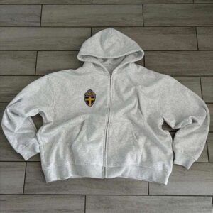 Men's Tracksuits Streetwear Zip Hoodie Sweatpants Suit Mens Clothes Two Piece Set Hip Hop Embroidered Sweatshirt Stripes Casual Pants 135