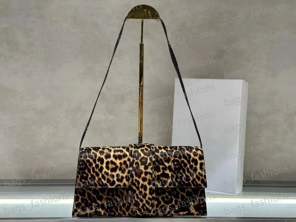 Leopard Shoulder Bag High Quality Designer s Underarm Bags Fashion Beads Jacsbag Messenger bag Famous Brand Clutches Purses And Handbags