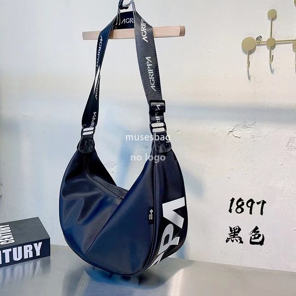 Fashion women's bag New crossbody bag Waterproof nylon letter printed crossbody bag large capacity simple casual shoulder bag