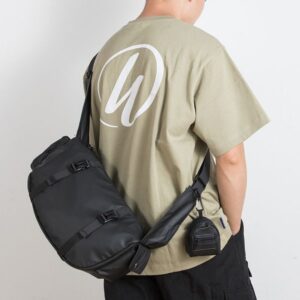 Japanese postman bag men's and women's fixture fan can crossbody bag waterproof riding bag student shoulder bag sports bag tide